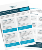 Strengthen Your Sales Strategy One Pager Mockup